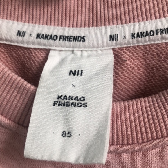 Kakao Friends Apeach Pullover Sweatshirt Size Girl's Large / Unisex - Picture 4 of 9